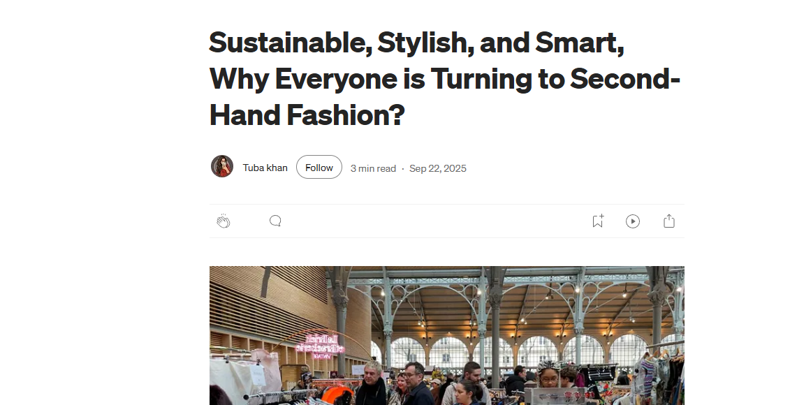 Sustainable, Stylish and Smart: Why Everyone Is Turning To Second-Hand Fashion